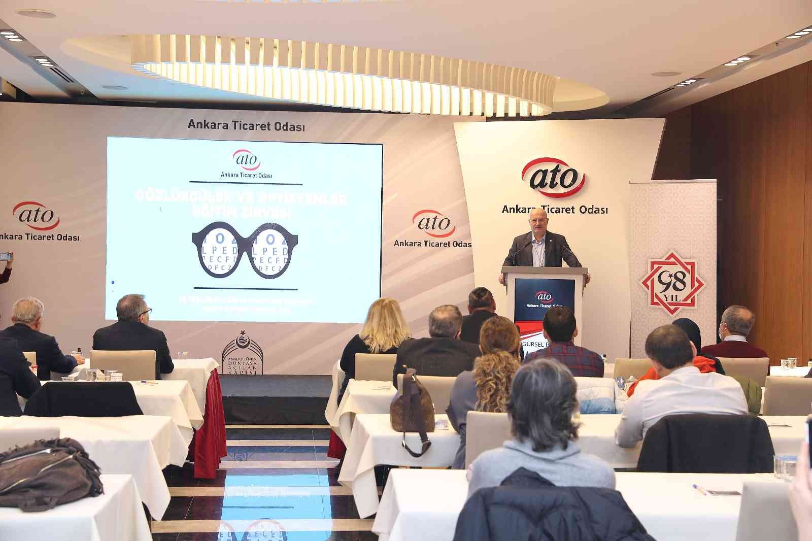 ATO’da Optisyenler ve Gözlükçüler Eğitim Zirvesi gerçekleştirildi