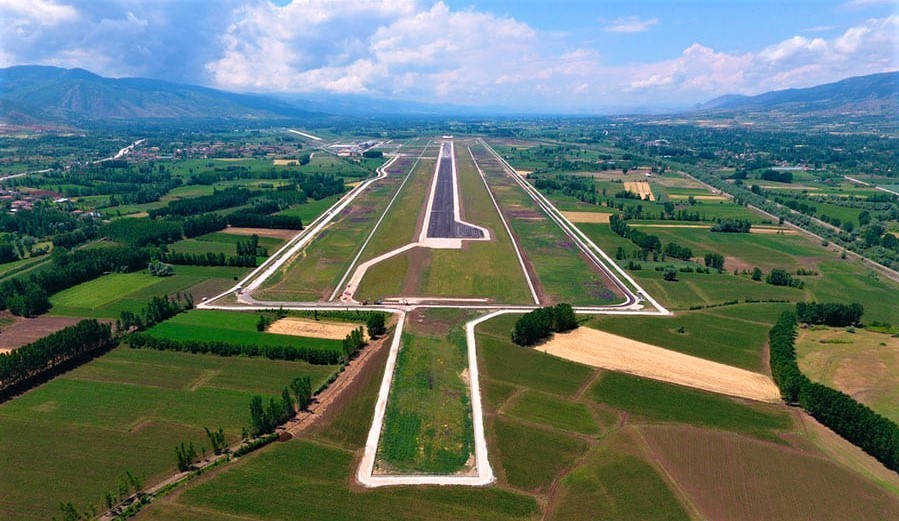 Tokat’ta 520 milyonluk dev yatırım havadan görüntülendi