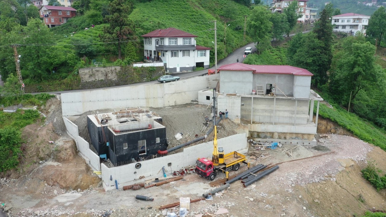 Rize’nin içme suyu elektrik üretimi için gün sayıyor