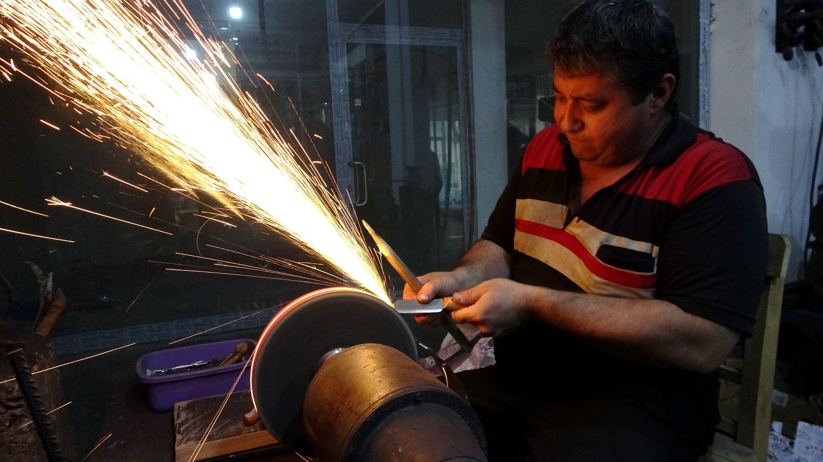 Bıçakçılarda kurban bayramı yoğunluğu