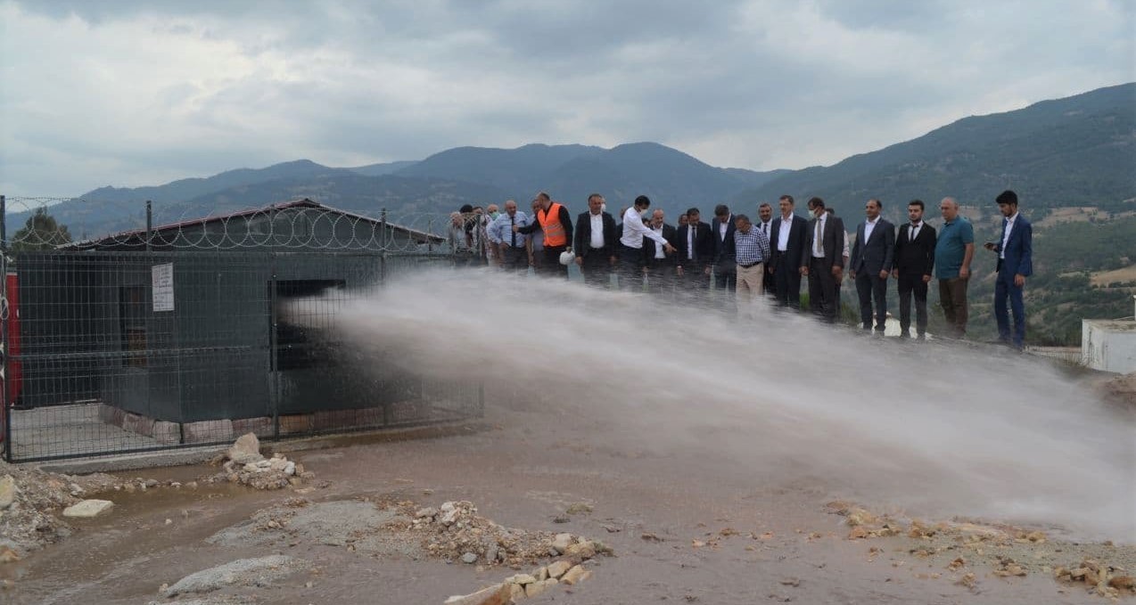 Tokat’ta jeotermal sondajında yeni bir kaynak bulundu